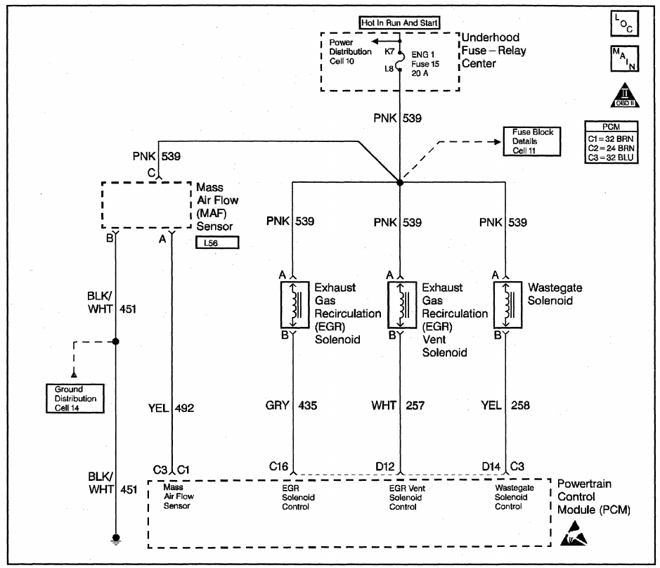 GM/Detroit 6.5L ENGINE CONTROLS DTC P0404 Exhaust Gas Recirculation (EGR) Open Position
